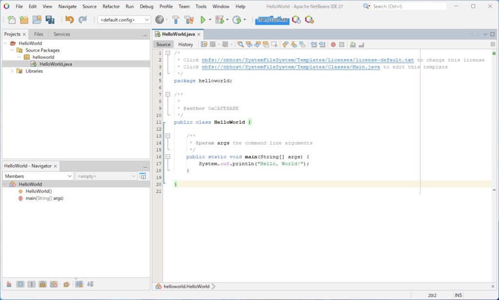 printlnメソッド追加